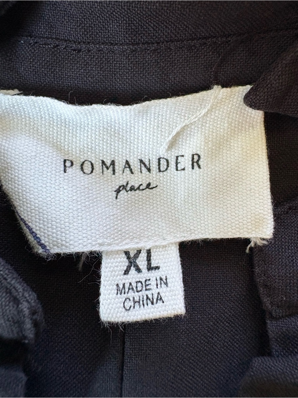 Tuckernuck Pomander Place Polly Popover Dress XL Black 100% Cotton - Picture 4 of 8